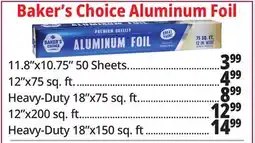Ocean State Job Lot Baker's Choice Foil offer