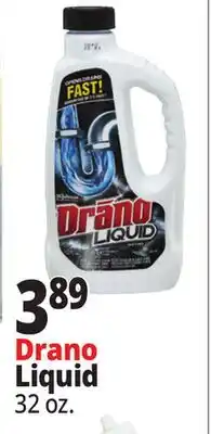 Ocean State Job Lot Drano Liquid Drain Cleaner offer