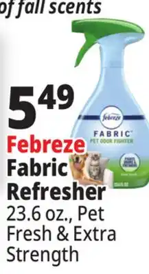 Ocean State Job Lot Febreze Fabric Refresher 23.6 oz., Pet Fresh & Extra Strength offer