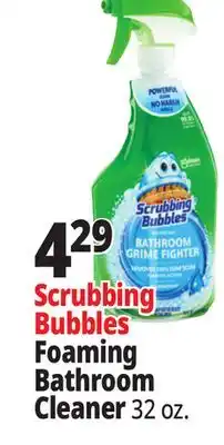 Ocean State Job Lot Scrubbing Bubbles Disinfectant Bathroom Grime Fighter Spray 32 oz offer