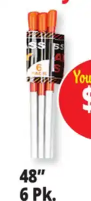 Ocean State Job Lot 48 Fiberglass Driveway Stakes 6 Count offer