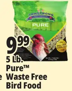 Ocean State Job Lot 5 Lb. Pure Waste Free Bird Food offer