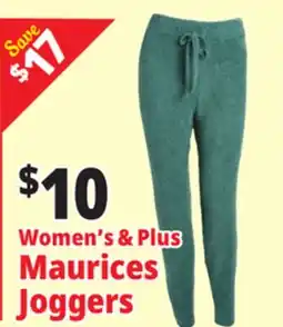 Ocean State Job Lot Women's & Plus Maurices Joggers offer