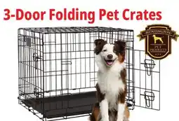 Ocean State Job Lot Huntington Pet Products Premium 3 Door Small Pet Crate 24 x 18 offer