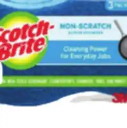 Ocean State Job Lot Scotch-Brite Non-Scratch Scrub Sponges 3 Pack offer