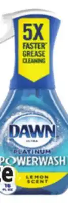 Ocean State Job Lot Dawn Platinum Plus Power wash Dish Spray 16 oz offer