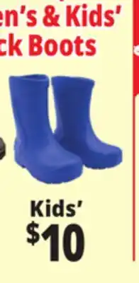 Ocean State Job Lot Kids' Muck Boots offer