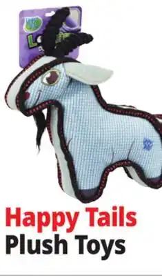 Ocean State Job Lot Happy Tails Plush Toys offer