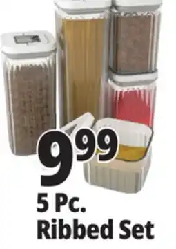 Ocean State Job Lot 5 Pc. Ribbed Set offer