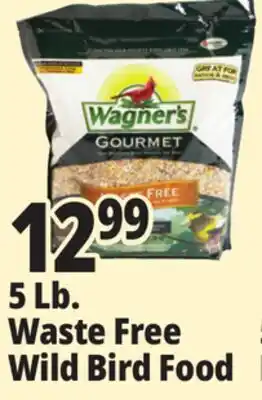 Ocean State Job Lot Wagner's Gourmet Waste Free Wild Bird Food 5 lbs offer