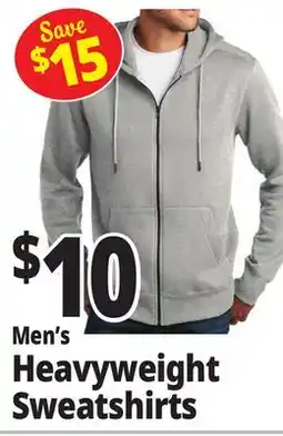 Ocean State Job Lot Men's Heavyweight Sweatshirts offer