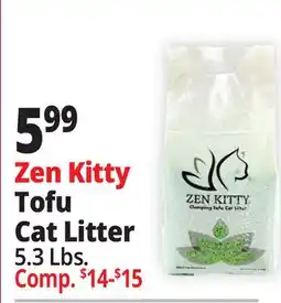 Ocean State Job Lot Zen Kitty Tofu Cat Litter offer
