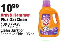 Ocean State Job Lot Arm & Hammer Plus Oxi Clean Stain Fighters Detergent 100.5 oz offer