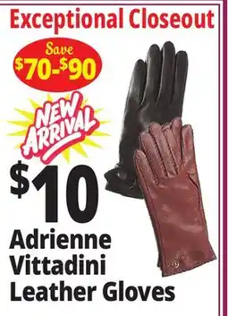 Ocean State Job Lot Adrienne Vittadini Leather Gloves offer
