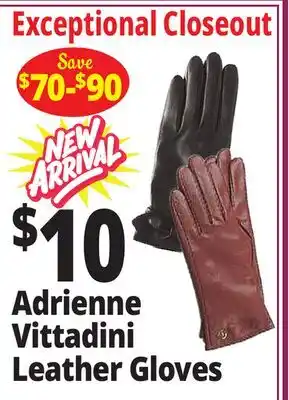 Ocean State Job Lot Adrienne Vittadini Leather Gloves offer