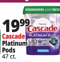 Ocean State Job Lot Cascade Platinum Plus Dishwasher Pods 47 Ct offer