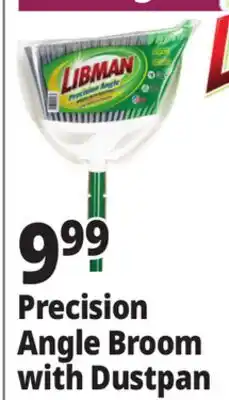 Ocean State Job Lot Libman Precision Angle Broom with Dustpan offer