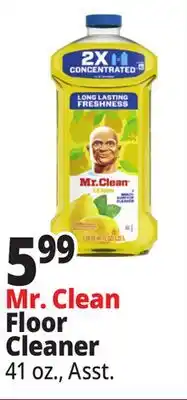 Ocean State Job Lot Mr. Clean Floor Cleaner offer