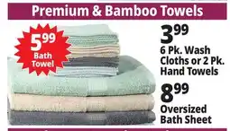 Ocean State Job Lot Premium & Bamboo Towels offer