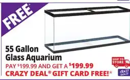 Ocean State Job Lot Aqua Culture 55-Gallon Glass Aquarium Starter Kit offer