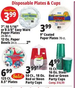 Ocean State Job Lot Disposable Paper Goods offer
