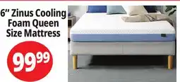 Ocean State Job Lot Zinus 6 Cooling Essential Memory Foam Mattress Queen offer