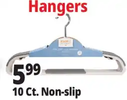 Ocean State Job Lot Nest Accents Non-Slip Clothes Hangers 10 Count offer