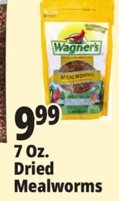 Ocean State Job Lot Wagner's Bird Meal Worms 7oz offer