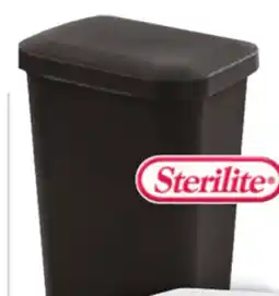 Ocean State Job Lot Sterilite Step-On Black Wastebasket 11.9 Gal offer