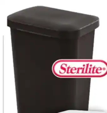Ocean State Job Lot Sterilite Step-On Black Wastebasket 11.9 Gal offer