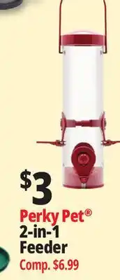 Ocean State Job Lot Perky Pet 2-in-1 Feeder offer
