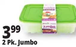 Ocean State Job Lot Mr. Fresh Jumbo Rectangular Food Storage Containers 2 Count offer