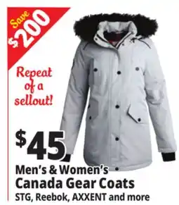 Ocean State Job Lot Men's & Women's Canada Gear Coats offer