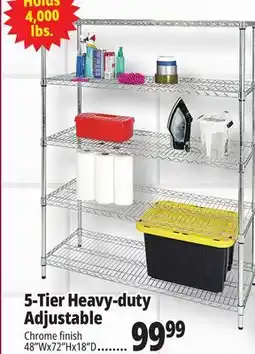 Ocean State Job Lot 5-Tier Heavy-duty Adjustable offer