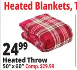 Ocean State Job Lot Westerly Heated Micromink Throw Blanket offer