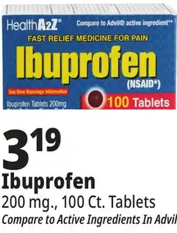 Ocean State Job Lot Ibuprofen 200 mg Tablets 100 Count offer