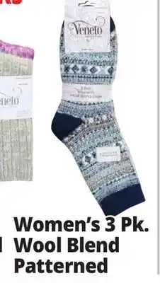Ocean State Job Lot Women's 3 Pk. Wool Blend Patterned offer