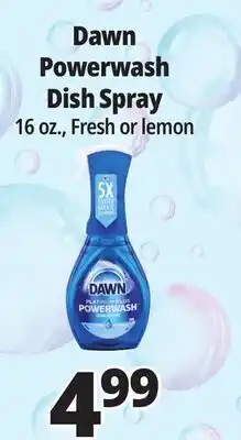 Ocean State Job Lot Dawn Powerwash Dish Spray offer