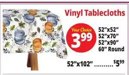 Ocean State Job Lot Vinyl Tablecloths offer