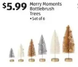 Aldi Merry Moments Bottlebrush Trees offer