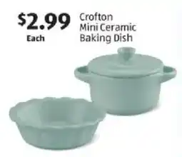 Aldi Crofton Mini Ceramic Baking Dish offer