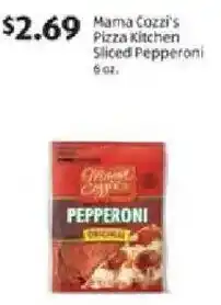 Aldi Mama Cozzi's Pizza Kitchen Sliced Pepperoni offer