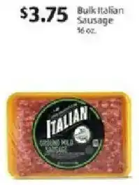 Aldi Bulk Italian Sausage offer