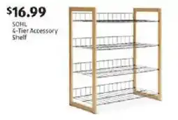 Aldi SOHL 4-Tier Accessory Shelf offer