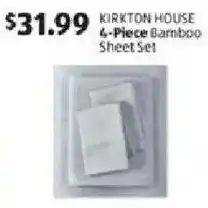 Aldi Kirkton house bamboo sheet set offer