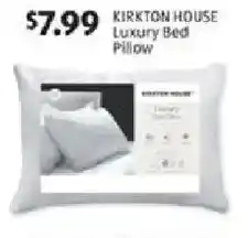 Aldi Kirkton house luxury bed pillow offer