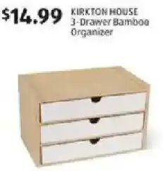 Aldi Kirkton house 3 drawer bamboo organizer offer