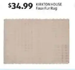 Aldi Kirkton house faux fur rug offer