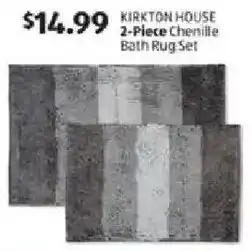 Aldi Kirkton house chenille bath rug set offer