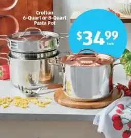 Aldi Crofton 6-Quart or 8-Quart Pasta Pot offer